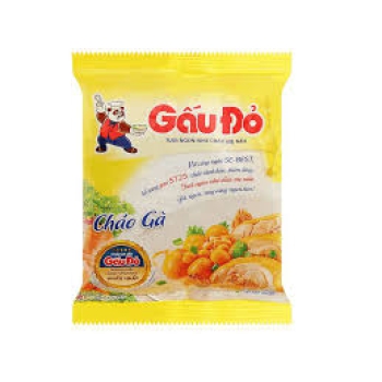 Cháo gà gấu đỏ